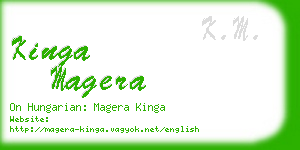 kinga magera business card